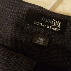 East 5th Pants - East 5th Dark Gray Secretly Slender Pants 16P East 5th Pants - East 5th Dark Gray Secretly Slender Pants 16P